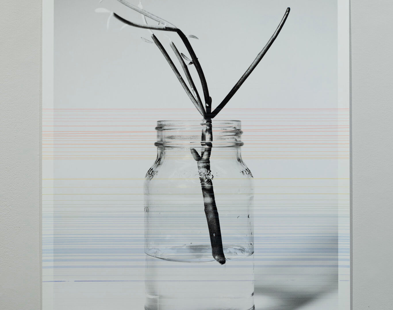 Futures Barren Film Stills: II by April Dean. Inkjet and screen print. 36 x 24". 2019. Image credit: Sarah Fuller.